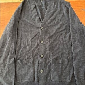 J. Crew Charcoal Merino Wool Pullover